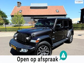 Jeep Wrangler UNLIMITED Jeep Wrangler 380 Sahara 2.0 PHEV Softtop AWD 4x4 Leer Navi Led-Xenon