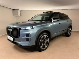 Jaecoo 7 1.5 TGDI SHS-P Exclusive Facelift interieur, Panoramadak, HUD, Memory Seat, Leder