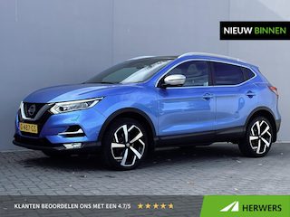 Nissan Qashqai 1.3 DIG-T Tekna + / 360 Graden camera / Trekhaak (1300 KG) / Panoramadak / BOSE / Stoel- en Voorruitverwarming / Lederen bekleding