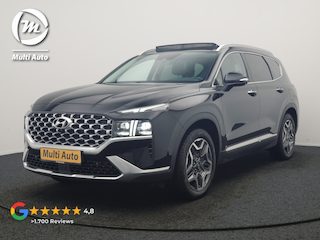 Hyundai Santa Fe 1.6 T-GDI PHEV Premium Sky 7 Persoons 266pk Dealer O.H. | SOH 97,1% | Trekhaak Af Fabriek | Panodak | Adaptive Cruise | Head Up | 360 Camera | Lederen Sportstoelen Memory & Ventilatie | BLIS | Keyless | Stoelen & Stuur Vewarmd | Apple Carplay | Na