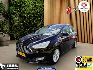 Ford C-MAX 1.0 Titanium ✅125Pk ✅Trekhaak ✅Navi ✅Boekjes ✅Nap