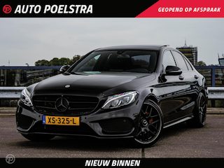 Mercedes-Benz C-klasse 220 CDI AMG Night Edition | Panoramadak | 360 Camera | Leder | LED | Sfeerverlichting | Apple CarPlay/Android Auto | 19"