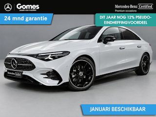 Mercedes-Benz CLA 180 Business Solution AMG | Premium Pakket | Night Pakket | MBUX Superscreen | Adaptieve Cruise Control | Dodehoekassistent | Verkeersbordenassistent | Elektrisch Verstelbare Stoelen + Memory | Stoelverwarming | Sfeerverlichting | THERMOTRONIC Klimaatregeling | Apple CarPlay | Android Auto | Elektrische Kofferklep | Achteruitrijcamera | Parkeersensoren