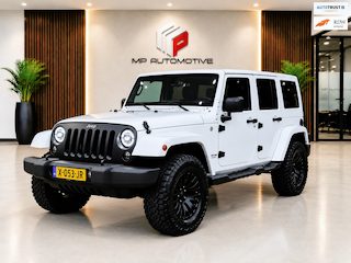 Jeep Wrangler Unlimited 3.6 Sahara|AUT|LEDER|TREKHAAK|HARDTOP|STOELVERW|NAVIGATIE|