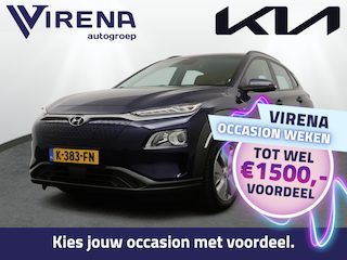 Hyundai Kona EV Comfort 64 kWh - SOH 94,5% - Airco - Keyless Entry - Apple CarPlay/Android Auto - Achteruitrijcamera - Virena Zekerheidspakket €895,-