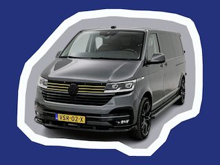 Volkswagen Transporter 2.0 TDI L2 30 DC Bulli *Edition* Leder Dubbele cabine Led Virtual cockpit Schuifdeur L+R Navigatie Trekhaak