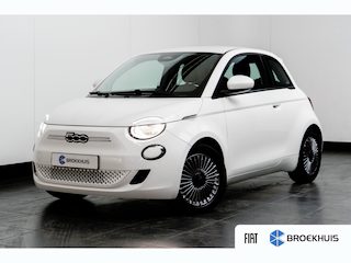 Fiat 500 Icon 42 kWh GROTE ACCU! | Carplay | Clima | Cruise | Lichtmetaal | | Airco (automatisch) | Alarm klasse 1(startblokkering) | Anti Blokkeer Systeem