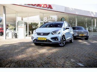 Honda Jazz 1.5 i-MMD 109pk Hybrid CVT Crosstar Automaat | Bi-Tone Surf Blue | ACC | Keyless | Navigatie | PDC v/a | Camera | Carplay / Android