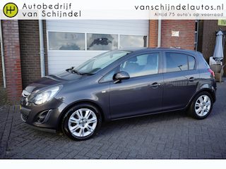 Opel Corsa 1.2-16V BLITZ LUXE 5DRS ORIGINEEL NEDERLANDS NAVIGATIE AIRCO CRUISECONTROL 16INCH LMV BLUETOOTH PARKEERSENSOREN 1/2 LEDER ELECTR.RAMEN/SPIEGELS