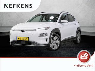 Hyundai Kona Limited 64kWh 201PK | 1ste eigenaar | ACCU 95% | LEER | AppleCarplay/AndroidAuto | Adaptief Cruise Control | Head-UP Display | Dodehoekdetectie | Camera | Stoel/Stuur/Achterbank verwarming | Stoelkoeling | AUTOMAAT | Isofix | Privacy Glass | Warmtepomp |