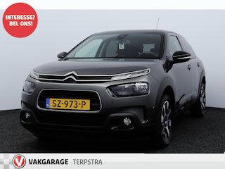 Citroën C4 Cactus 1.2 PureTech Shine/ D-Riem verv: 58.000 KM!/ Trekhaak/ 17'' LMV/ Apple + Android/ Keyless/ DAB+/ Dode-Hoek DET./ Lane-Assist./ PDC V+A/ Extra getint glas/ Navi/ Cruise/ Bluetooth/ Multi. LEDER. Stuur.
