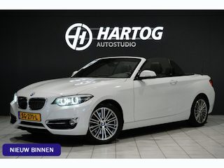 BMW 2-serie Cabrio 220i High Executive + CAMERA / LEDER / STOELVERWARMING / GROOT SCHERM