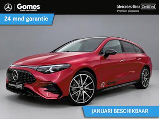 Mercedes-Benz CLA Shooting Brake 250+ Business Solution AMG | Leder Zwart | Premium Pakket | Night Pakket | Winter Pakket | Trekhaak | Panoramadak | MBUX Superscreen | 360° Camera | Adaptieve Cruise Control | Dodehoekassistent | Verkeersbordenassistent | Sportstoelen | Elektrisch Verstelbare Stoelen + Memory | Massage Functie | Stoelverwarming | Stuurverwarming | Sfeerverlichting | Sierdelen Bruin Eikenhout met Aluminium Lijnen | Apple CarPlay | Android Auto | Elektrische Achterklep | Achteruitrijcamera | Parkeersensoren