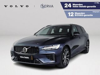 Volvo V60 T8 Plug-in hybrid AWD Plus Dark | SOH 100% | Panoramadak | 360° camera | Head-up display | Harman Kardon | Stoel- en stuurverwarming | Trekhaak