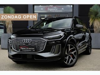 Audi Q6 e-tron S edition quattro 100 kWh | 428 PK | Panoramadak | Trekhaak | 360 camera | Audi Q6 e-tron S edition quattro met 428 PK en een volledig elektrische aandrijflijn met 100 kWh accupakket en quattro vierwielaandrijving, voorzien van een panoramadak met comfortabele rij e