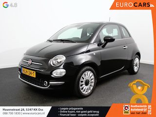 Fiat 500 1.0 Hybrid Dolcevita Panoramadak Navigatie Apple Carplay Android Auto Cruise control Climate Control Lichtmetalen Velgen