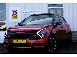 Kia Sportage 1.6 T-GDi 4WD Plug-in Hybrid AWD GT-Line Premium*Perfect Kia Onderh.*Fabrieksgarantie*Pano/Afneemb. Trekhaak/H&K/ACC met stuurhulp/Leder/Stoelverw.V+A/Stuurverw./Stoelkoeling/360Camera/Dodehoek/Parkeersens.V+A/19 inch LM/VOL*