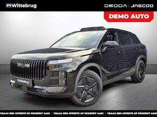 Jaecoo 7 1.5 TGDI SHS-P Black Edition Plug-In Hybride Automaat, Full Black met Lederen Bekleding en Navigatie