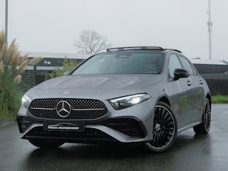 Mercedes-Benz A-klasse 250 e AMG Panoramadak|360° Camera|HUD|Keyless|Sfeerverlichting|Night pakket|Memory|Elektrische verst. stoelen