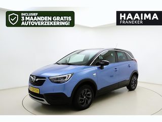 Opel Crossland X 1.2 Turbo Edition 2020 | Hoge instap | Weinig kilometers | Lichtmetalen velgen | Zwart dak | Extra getint glas | Airco | Cruise control