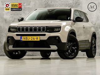 Jeep Avenger 1.2 e-Hybrid Altitude Automaat (APPLE CARPLAY, GROOT NAVI, 360 CAMERA, LEDER, SPORTSTOELEN, GETINT GLAS, ADAPTIVE CRUISE, NIEUWSTAAT)