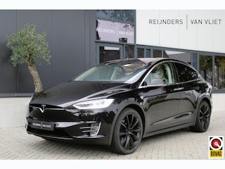Tesla Model X 100D | 7 Persoons | 22" LM Velgen | Licht Leder | Stoel & Stuur Verw. | Carbon Inleg |