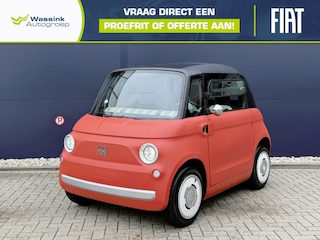 Fiat Topolino Corallo | 5,7 inch digitaal instrumentenpaneel | 75km range | 45kmh | Rijdbaar vanaf 16 jaar met AM-rijbewijs