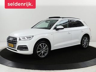Audi Q5 50 TFSI e quattro S edition | SOH 85,5% | Panoramadak | Half leder | Stoelverwarming | Adaptive cruise | Dodehoek detectie | Camera | Park assist | Navigatie | Bluetooth | Climate control