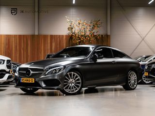 Mercedes-Benz Coupé 180 AMG Line, Matt Grey, Night Pakket, Clima, Voll Led, Burmester, Cam, Private Glas, Voll Onderhoud