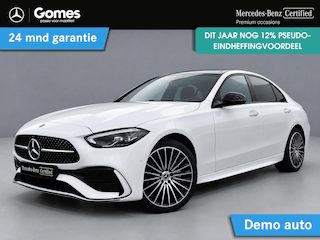 Mercedes-Benz C-klasse 300 e 140 Years Edition | AMG Line Plus Pakket | Comfort Pakket Plus | Night Pakket | Winter Pakket | Panoramadak | 360° Camera | Burmester 3D Surround Sound | DISTRONIC Afstandsassistent | Dodehoekassistent | Verkeersbordenassistent | Apple CarPlay | Android Auto | Elektrisch Verstelbare Stoelen + Memory | Stoelverwarming | Stuurverwarming | Sfeerverlichting | Sierdelen Hout Aluminium Lines Zwart | Elektrisch Inklapbare Buitenspiegels | Parkeersensoren