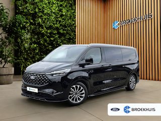Ford Tourneo Custom PHEV 8-pers. | Luxury Pack Special | Elek. Trekhaak | Pano | AGR | 360 cam. | 1-fase laadkabel mode 3 16A, 10 meter | 16-weg elektrisch verstelbare AGR bestuurdersstoel i.c.m. 12-weg passagiersstoel in leder (Sensico) | AGM accu
