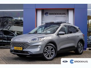 Ford Kuga 1.5 EcoBoost Titanium | Trekhaak | Panoramadak | Head-up | Apple Carplay/Android Auto | Stoel/stuur/voorruit verwarming | Elektrisch bedienbare achterklep | Keyless | Apple Carplay/Android Auto|telefoonintegratie premium | Cruise control | Elektrisch bedienbare achterklep met sensorsturing