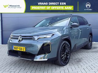 Citroën C5 Aircross Max Comfort Range 74 kWh | Navigatie | 20 inch | Warmtepomp | Schuifdak | Stuur/Stoelverwarming | Pixel Led | Memory | Ventilatie