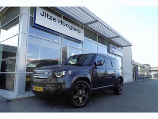 Land Rover Defender Hard Top 3.0 D300 110 MHEV X-Dynamic SE AFN. TREKHAAK, PANO, MEMORY 2X, 360° CAMERA, WINTER PACK, STOELVENTILATIE, ADAPT. CRUISE, CLIMA, NAVI, PDC V&A, APPLE CARPLAY/ANDROID AUTO, BLIS, KEYLESS, ELEKT. STOELEN, 45.780KM