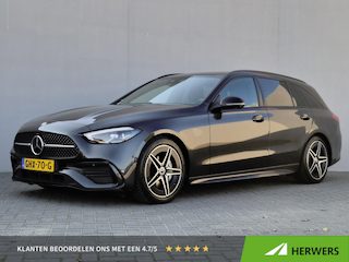 Mercedes-Benz C-klasse Estate 180 AMG Line / Trekgewicht 1.800 kg / All season banden / Burmester Audio Systeem / Elektrische achterklep / Rondomzicht camera / Adaptief cruise control / Climate control / Draadloze telefoon lader / Apple Carplay Android Auto /