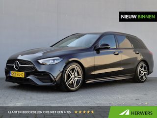 Mercedes-Benz C-klasse Estate 180 AMG Line / Trekgewicht 1.800 kg / All season banden / Burmester Audio Systeem / Elektrische achterklep / Rondomzicht camera / Adaptief cruise control / Climate control / Draadloze telefoon lader / Apple Carplay Android Auto /