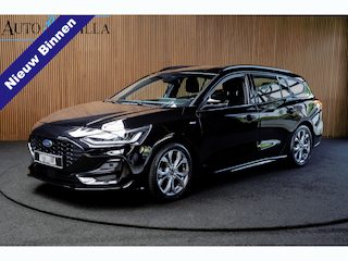 Ford Focus Wagon 1.0 EcoB Hybrid ST Line Navi Camera Climate Stuurverwarming Stoelverwarming PDC Zwarte hemelbekleding LED LM velgen