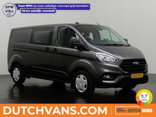 Ford Transit Custom 2.0TDCI 130PK Automaat Limited Dubbele Cabine | 6-Persoons | Navigatie | Multimedia | Airco | Cruise | Trekhaak