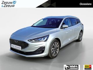 Ford Focus Wagon 1.0 EcoBoost Hybrid Titanium X | Dealeronderhouden | Stoel- stuur en voorruitverwarming | Navigatie