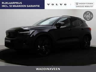 Volvo EX40 EXTENDED RANGE BLACK EDITION ULTRA 20INCH TREKHAAK 360GR CAM SCHUIFDAK