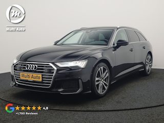 Audi A6 Avant 50 TFSI e Quattro S Line PHEV 300pk Dealer O.H | Trekhaak Af Fabriek | Adaptive Cruise | Camera | Matrix LED | Sportstoelen Verwarmd | Sfeerverlichting | Apple Carplay | DAB | Navigatie | Virtual | 19"L.M | Plug In Hybrid |