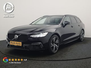 Volvo V90 2.0 T6 Plug-in hybrid AWD Plus Dark LONG RANGE PHEV 350pk Dealer O.H | Trekhaak Af Fabriek | Adaptive Cruise | 360 Camera | Harman / Kardon | Lederen Sportstoelen Memory & Verwarmd | Stuur Verwarmd | Keyless | Blis | Apple Carplay | Google Assistent | Virtual | 19"L.M | Plug In Hybrid |