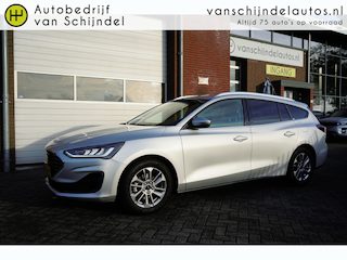 Ford Focus Wagon 1.0 ECOBOOST 155PK HYBRID TITANIUM *NL AUTO* 1500KG TREKGEWICHT KEURIGE NETTE STAAT ANDROID/APPLECARPLAY NAVI FULL LED PDC V+A CLIMA CRUISE BLUETOOTH 16INCH PRIVACYGLAS ENZ...
