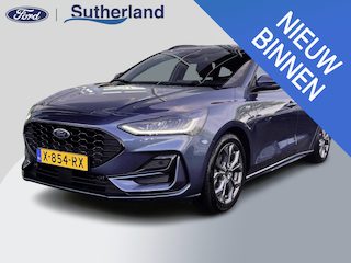 Ford Focus Wagon 1.0 EcoBoost Hybrid ST Line | Elektrisch uitklapbare trekhaak | 1000kg trekgewicht | Lederen bekleding | Adaptieve Cruise Control | Winter Pack |