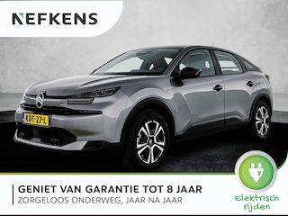 Citroën C4 You 50 kWh 136pk | Accu 100% | Lage kilometerstand | Navigatie via Apple Carplay / Android Auto | Climate Control | Cruise Control | Parkeersensoren | DAB+ radio | Bluetooth | Armsteun | Volledig digitaal instrumentenpaneel | Automatisch dimlicht | Regensensor | Multifunctioneel lederen stuurwiel |