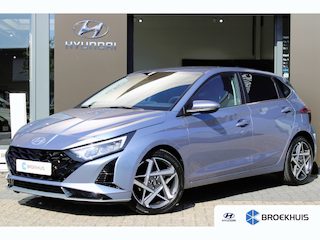Hyundai i20 1.0 T-GDI Premium Automaat | Trekhaak | 17'' velgen | Parkeersensoren | Climate controle | Cruise control | Draadloos laden | Keyless entry | Privacy glass