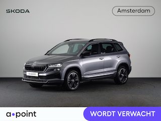 Skoda Karoq 1.5 TSI ACT Sportline Business 150 pk Automaat (DSG) | Verlengde garantie | Navigatie via App | Parkeersensoren | Achteruitrijcamera | Adaptieve cruise control | Stoelverwarming v/a | Verwarmde voorruit |
