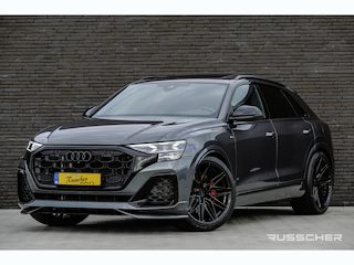 Audi Q8 60TFSI-e 490Pk | Quattro | Competition | Luchtvering | Panoramadak | 'S' Sportstoelen | Spoilerpack | 23'' Vossen