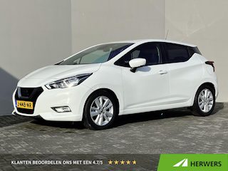 Nissan Micra 1.0 IG-T Business Edition / 100% Dealeronderhouden / Cruise Control / Stoelverwarming / Keyless / Apple Carplay&Android Auto / Navigatie / Achteruitrij Camera /