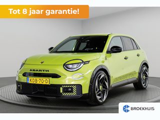 Abarth 600 Scorpionissima 54 kWh | Tot 8 Jaar Garantie | Camera | Navigatie | 20 inch Lichtmetaal | Sabelt Stoelen | Verwarmde stoelen |